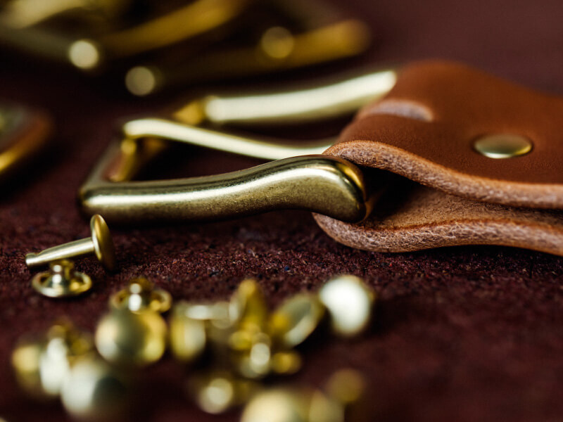 Speed rivets made from solid brass Shop double cap rivets